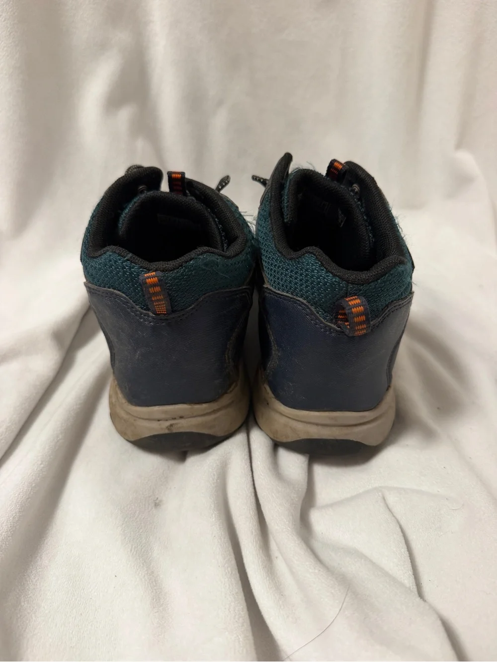 Keen Kids Wanduro Navy and Teal Mid-Top Hiking Boots size 3